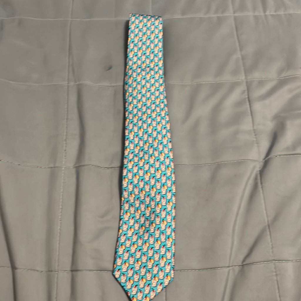 Vineyard Vines Light Blue Mahi Tai Tie Rare